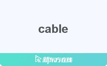 cable 意思|CABLE中文(简体)翻译：剑桥词典